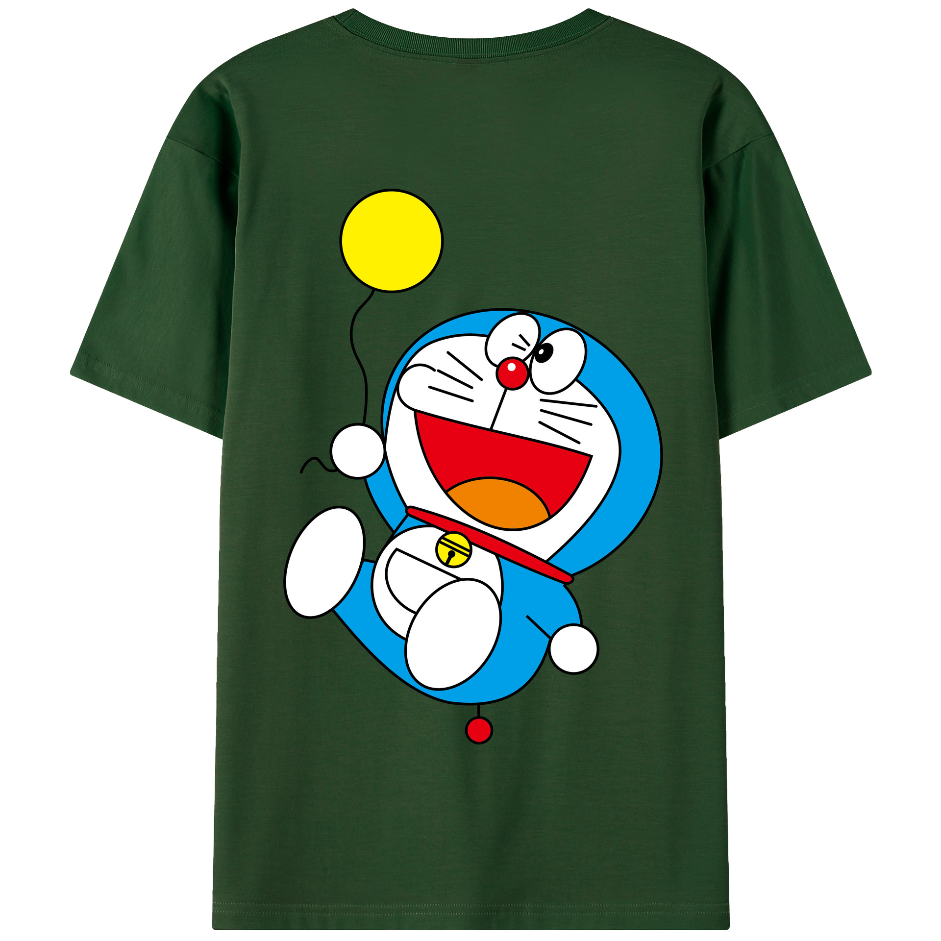（画像用） ドラえもん Doraemon 綿100％半袖Tシャツ（背面プリント）